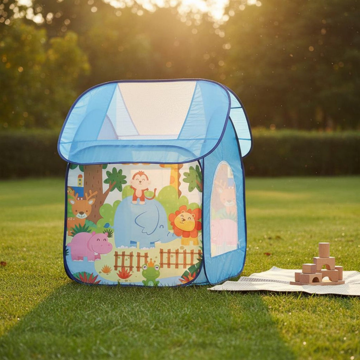 Foldable Play Tent Portable Spring-Open up Playhouse Tent Lightweight Indoor Outdoor Playhouse for Playroom