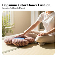Soft and Comfortable Colorful Tatami Cushion Multi-Functional Luxuriously Soft Petal Floor Pillow Good Resilience for Adults, Balcony