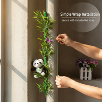 Artificial Bamboo & Birch Vine Pipe Cover Decoration for Indoor/Outdoor Use