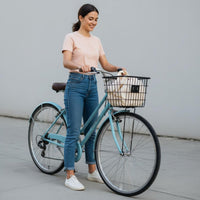 Thickened Front Rear Bike Basket Enlarged Bike Basket Large Capacity Vehicle Accessory Factory Direct for Shopping, Commuting, Delivery