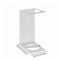 Wall Mounted Organizer Versatile Heavy Duty Metal Bracket Space-Saving Gas Can Holder for Garage