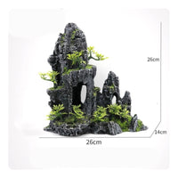 Aquatic Pet Aquarium Mountain View Stone Provides Hiding Spots Aquarium Rockery
