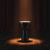 Turkish Aluminum Goblet Drum 8-Inch Goblet Drum with Tuning Key Textured Hand Drum with Wrench for Instrumentalists, Beginners