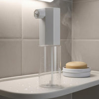 Electric Foaming Bottle Powered Foaming Dispenser White Hair Care Dispenser
