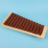 Xylophone with Mallets 13-Tone Wooden Xylophone Detachable Percussion Instrument for Beginners, Students, Music Lessons, Classroom