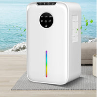 Desktop Humidity Absorber Portable Humidity Absorber with Water-Level Window Quiet Appliance for Bedroom, Office