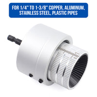 Small Chamfering Tool with Drill Connector for Stainless Steel Pipe