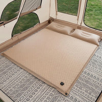 Inflatable Mattress and Air Bed for Car Camping, Double Airbed with Automatic Inflation for Hiking Tent, Soft Camping Mat, Foldable Storage Bag