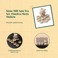 Ru Kiln Ceramic Teapot Automatic Gongfu Tea Set Mill Design
