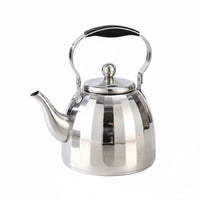 Stainless Steel Teapot Rust-Resistant Stainless Steel Stovetop Kettle Anti-Scald Handle Hot Water Boiling Pot for Restaurants, Hotels, Outdoor, Office