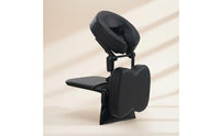 Portable Massage Headrest Ergonomic Design Folding Face down Pillow PU Leather Adjustable Massage Table Headrest for Travel