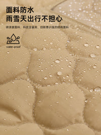 婴儿推车保暖防风手套加厚加绒毛冬天防寒防冻遛娃神器通用把手套