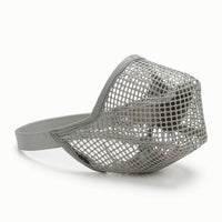 Breathable Dog Muzzle with Mesh Basket Lightweight Mesh Dog Muzzle Comfortable Mouth Cover Secure for Vet Visits