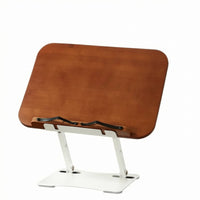 Desktop Book Stand Stable Book Stand with Adjustable Height Ergonomic Holder with Page Clips for Students, Readers, Desk, Office, Study Room
