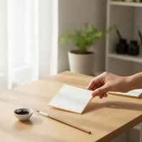 5 Pieces Watercolor Paper Board 300g Watercolor Board with Gold Edge Premium for Illustrators, Calligraphers, Weddings, Exhibitions