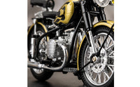 Alloy Motorcycle Model Interactive Retro Motorcycle Model Mini for Adults, Office