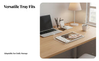 Acrylic Document Sorter Easy Access A4 Document Holder Large Capacity Acrylic Letter Tray for Dorm Room