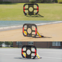 Soccer Goal with Target Instant-Setup Portable Soccer Goal Foldable for Children, Young Children, Backyard, Outdoor