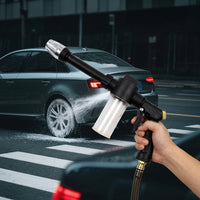 Car Cleaning Kit with High Pressure Foam Sprayer for a Professional Car Wash, Adjustable Nozzle Foam Lance, Long Handle Foam Blaster Pack