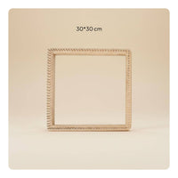Solid Wood Square Weaving Loom Reusable Wooden Weaving Loom Encourages Creative Creativity Screen-Unplugged Activity for Art Projects