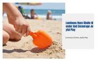 Kids Beach Sand Shovel Set, Watering Can, Sand Sieve, Small Size, Bath and Water Play, Random Color