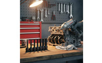 7 Pieces 3/8 Drive Metric Hex Piece Set Single-Piece Construction 3/8 Inch Drive Hex Socket Set Power Tool Accessory