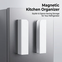 Cabinet and Refrigerator Organizer for Students, Wall-Mounted Paper Towel Holder for Kitchen, Adjustable Width Roll