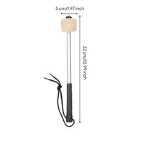 Snare Drum Mallet with Lanyard Soft-Striking Bass Drum Mallet Comfortable Snare Drumstick for Corps