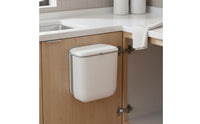 Foldable Hanging Trash Can Space Saving Foldable Cabinet Garbage Bin Portable Wall Mounted Garbage Can for Kitchen, RV
