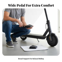 2 Pieces Electric Scooter Rear Pedals Sturdy Foldable Rear Foot Pegs Foldable Foot Pegs Comfortable Vehicle Accessory Sleek