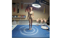 Pale 1/6 Scale Female Body Flexible Female Body with Hand Shapes Collectible Long-Lasting for Customizers