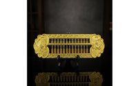 Abacus with Display Stand Gold-Colored Decorative Abacus Engraved Desk Decor for Office