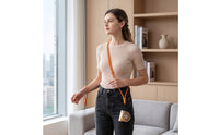 Crossbody Fan Strap Handsunrestricted Portable Fan Holder with Strap Adjustable Braided for Festivalgoers, Outdoor Travel