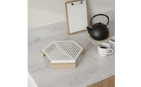 Anti-Scald Countertop Mat Heavy Duty Carbon Steel Heat Pad Waterproof Hexagonal Pot Stand Dining Table
