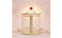 Doll Display Case with Hanging Space-Saving Loop-Saving Charm Display Box with Central Post Vertical Collectibles Case for Dresser