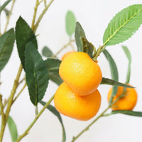 6 Pcs Artificial Orange Flowers Garland Banner, Backdrop for Home Decor Living Room, Bridal Shower Decorations Wedding Decor House
