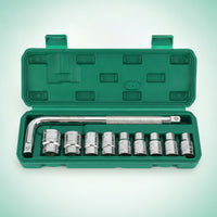 Polished Socket Wrench Set with Storage Case Premium Socket Wrench with Case Long-Lasting Sturdy for Mechanics