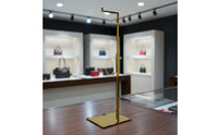 Handbag Display Stand Adjustable Bag Display Stand Floor-Standing Purse Holder for Collectors, Retail Stores