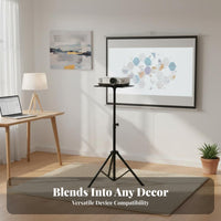 Non-Slip Feet Portable Speaker Stand Secure Locking Mechanism Tripod Speaker Stand Heavy Duty Foldable Design for DJs, Musicians, Home Theater, Studio, Stage, Office