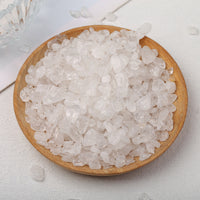 天然白水晶碎石消磁石鱼缸石石榴石充电净化随形供曼扎居家五百克 单独消磁碗 尺寸12×10