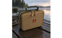 Small Fishing Tackle Box Splash Resistant Portable Box Fishing Storage Case Compartment Organizer Lure Bag for Travel
