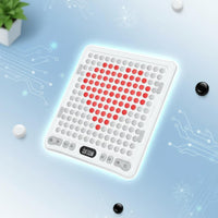 Child Friendly AI Gomoku Board Difficulty Levels Portable AI Board Game Lightweight Educational Toy for Beginners