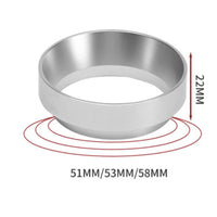 Reduces Waste Portafilter Funnel Alloy Construction Espresso Dosing Collar Long-Lasting Coffee Powder Receiving Collar Enhances Extraction for Baristas