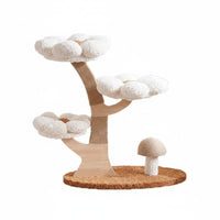 Removable and Washable Cat Climber Scratching Post Easy to Clean Cat Tree Structure Interactive Play for Indoor Cats, Living Room, Bedroom