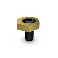 Adjustable Eccentric Nut with Cam Screw Titanium-Treated Eccentric Clamp Nut Hexagonal Cam-Style Lock Nuts Corrosion-Resistant for CNC Operators, Machinists, Fixture Setups