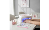 LED Nail Lamp Salon Grade Gel Nail Lamp with Detachable Base Dryer Quick Drying Light Wide Compatibility for Manicurists