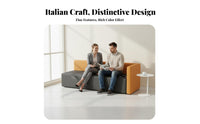 Minimalist Design Modular Block Sofa Easy to Clean Foam Block Couch Set Stain Resistant Commercial Furniture Waterproof for Office Workers, Business Owners, Reception Area, Library, Retail Shop, Small Areas