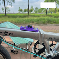 Bike Frame Rack with Straps Anti-Slip Foldable Bike Rack Adjustable Carrier for Commuting, Bikepacking