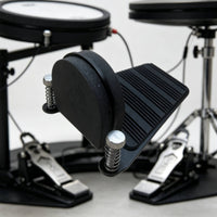 Compact Drum Stopper with Screws Anti-Slip Kick Drum Stopper Long-Lasting Cushioning for Drummers