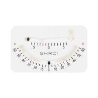 Rectangular Face Marine Bubble Level Printed Scale Dual Tube Tilt Indicator Mounting Holes for Boat